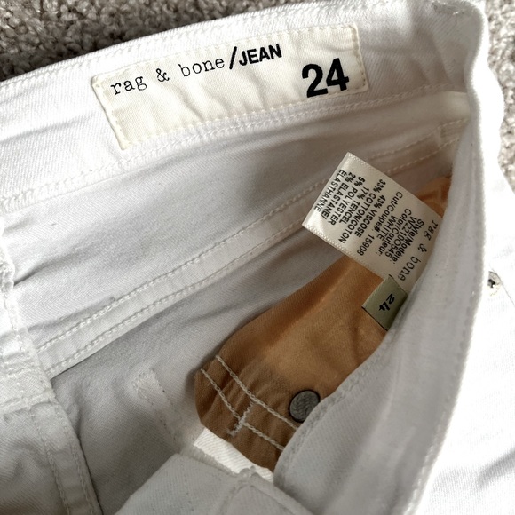 RAG & BONE- WHITE JEANS - Picture 5 of 5